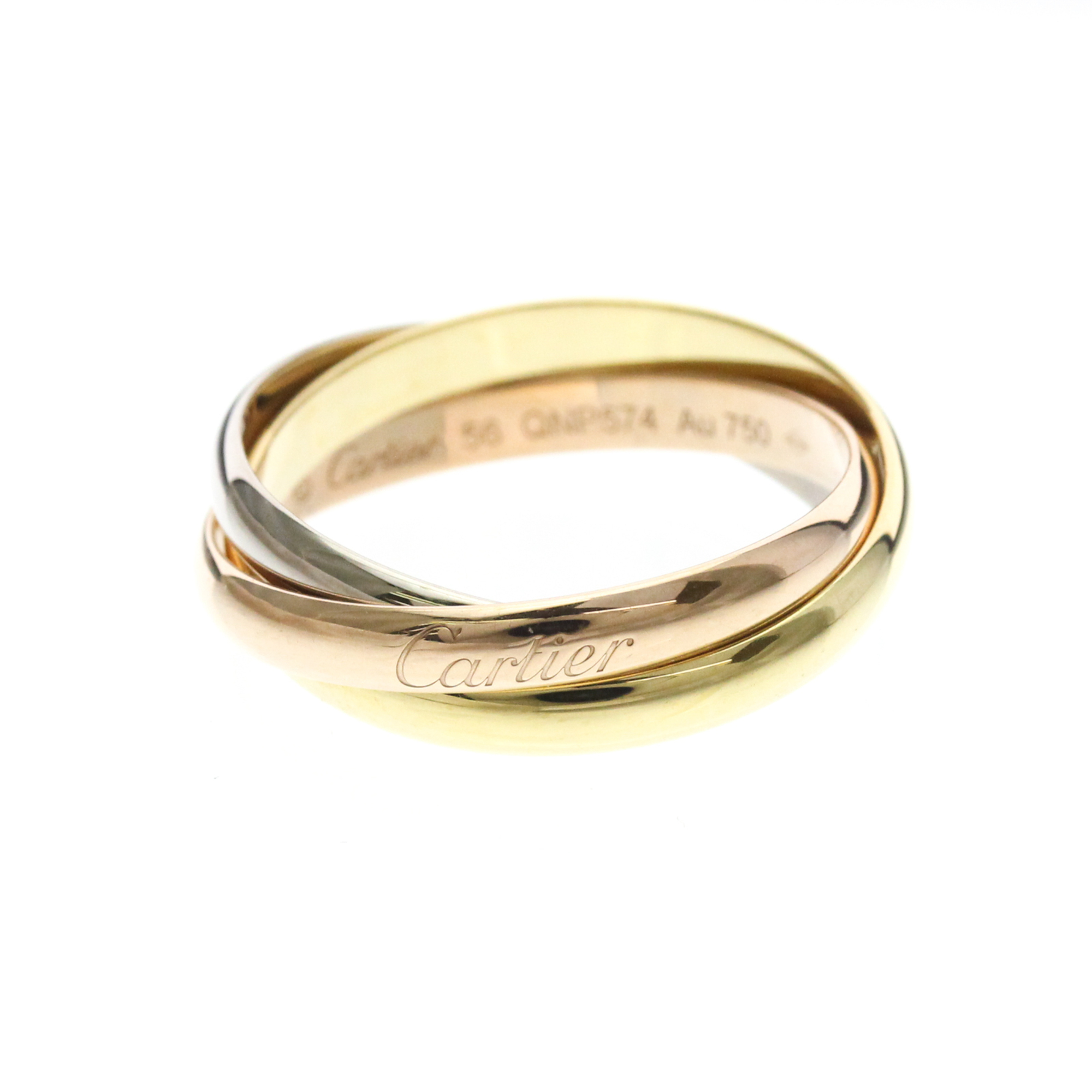 Cartier Trinity Ring Yellow Gold 18kPink Gold 18kWhite Gold 18k Fashi